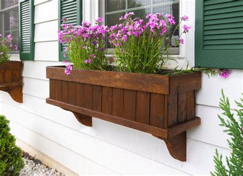 wall mount window box brackets